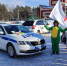 Дед Мороз и Снегурочка останавливают автомобили в Приморье - VostokMedia.Com
